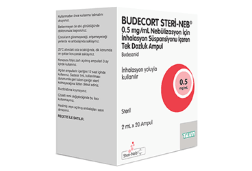 BUDECORT STERI-NEB 0,5 MG/ML NEBULIZASYON ICIN INHALASYON SUSPANSIYONU ICEREN TEK DOZLUK 20 AMPUL